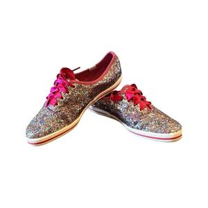 Keds Kate‎ Spade Women's 6.5 Multi Pink Glitter Wf49739